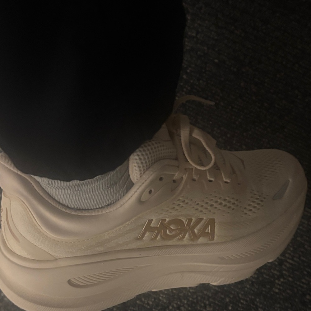 Hoka Women's Cream Sneakers